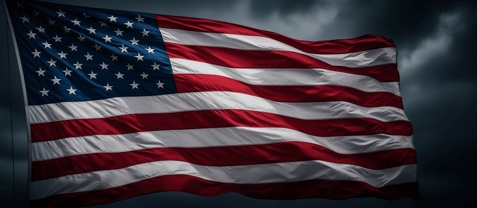 USA Flag background